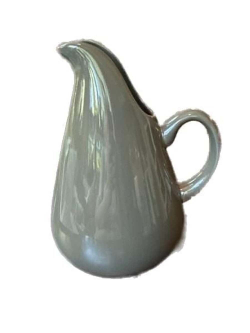 Russel Wright by Oneida Grey Stoneware Pitcher, Excellent